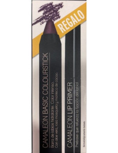 CAMALEON BARRA DE LABIOS BASIC COLOURSTICK 8 BERENJENA + LIP PRIMER
