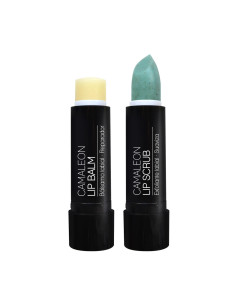 KIT REPARADOR CAMALEON LIP SCRUB LIPBALM  4 G MELON