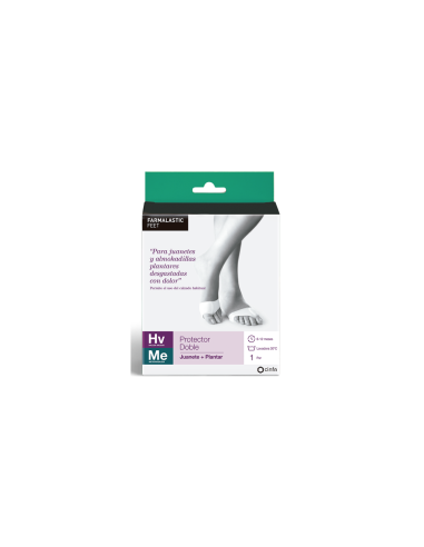 FARMALASTIC ALMOHADILLA DOBLE PROTECCION JUANETE+PLANTAR TM