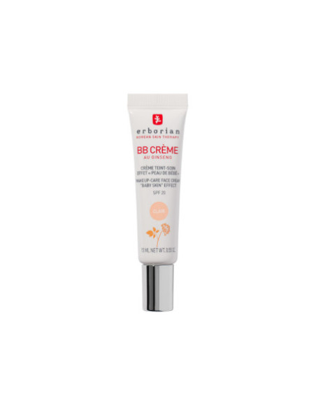 ERBORIAN BB CREME AU GINSENG CLAIR SPF 20 15 ML