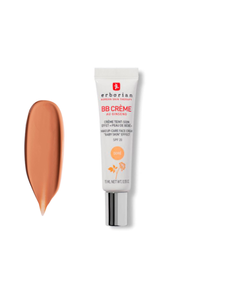 ERBORIAN BB CREME AU GINSENG DORÉ SPF 20 15 ML