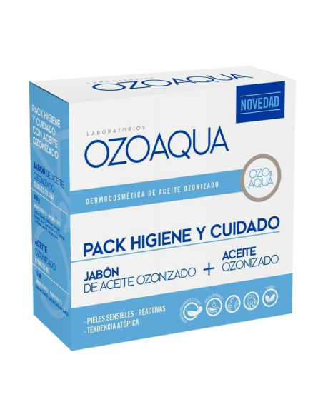 OZOAQUA PACK HIGIENE Y CUIDADO JABON 100 G+ACEITE 15 ML