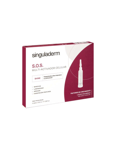 SINGULADERM S.O.S. MULTIA-ACTIVADOR CELULAR 4 VIALES