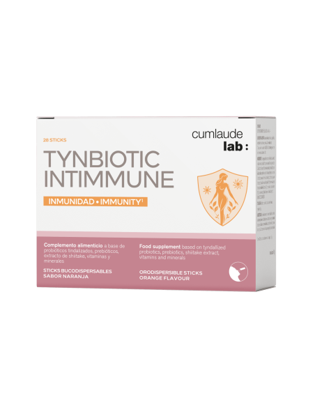CUMLAUDE LAB: TYNBIOTIC INTIMMUNE 28 STICKS BUCODISPERSABLES
